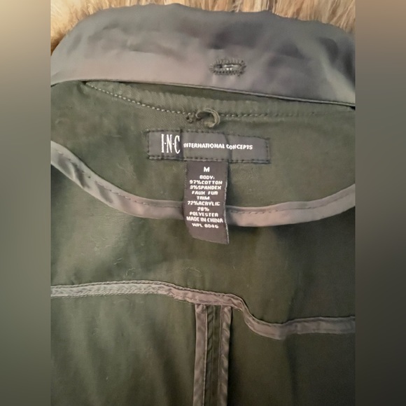 INC Faux Fur Vest 🤎💚 - Picture 11 of 11